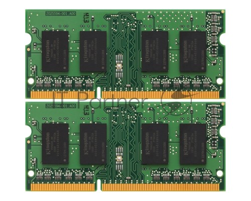 Модуль памяти Kingston SO-DIMM DDR3 8GB 1333MHz  Non-ECC CL9  SR x8 (Kit of 2)