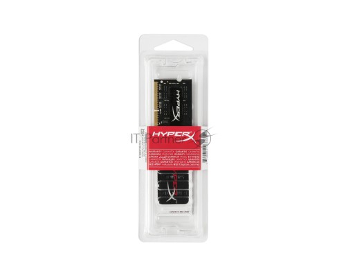 Модуль памяти Kingston DDR3 SODIMM 4GB HX316LS9IB/4 {PC3-12800, 1600MHz, 1.35V, HyperX Impact Black Series}
