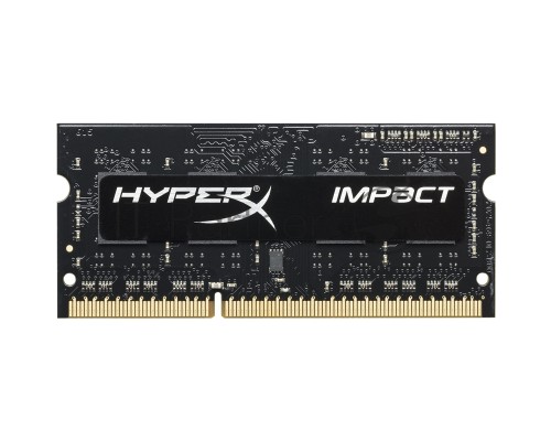 Модуль памяти Kingston DDR3 SODIMM 4GB HX316LS9IB/4 {PC3-12800, 1600MHz, 1.35V, HyperX Impact Black Series}