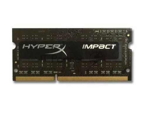 Модуль памяти Kingston DDR3 SODIMM 4GB HX316LS9IB/4 {PC3-12800, 1600MHz, 1.35V, HyperX Impact Black Series}