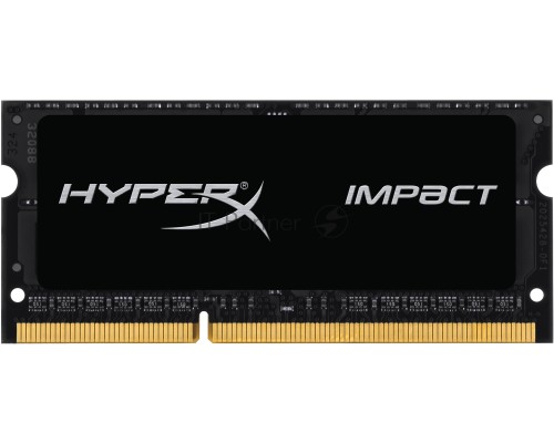 Модуль памяти Kingston DDR3 SODIMM 8GB HX316LS9IB/8 {PC3-12800, 1600MHz, 1.35V, HyperX Impact Black Series}