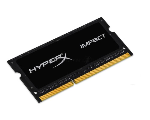 Модуль памяти Kingston DDR3 SODIMM 8GB HX316LS9IB/8 {PC3-12800, 1600MHz, 1.35V, HyperX Impact Black Series}