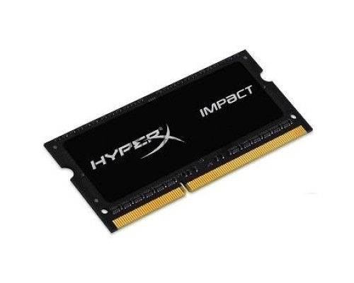 Модуль памяти Kingston DDR3 SODIMM 8GB HX316LS9IB/8 {PC3-12800, 1600MHz, 1.35V, HyperX Impact Black Series}