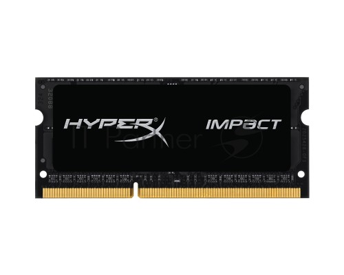 Модуль памяти Kingston DDR3 SODIMM 8GB HX316LS9IB/8 {PC3-12800, 1600MHz, 1.35V, HyperX Impact Black Series}