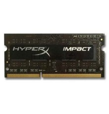 Модуль памяти Kingston DDR3 SODIMM 8GB Kit 2x4Gb HX316LS9IBK2/8 {PC3-12800, 1600MHz, 1.35V, HyperX Impact Black Series}