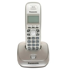 Panasonic KX-TG2511RUN (платиновый) {АОН, Caller ID,спикерфон на трубке,переход в Эко режим одним нажатием}