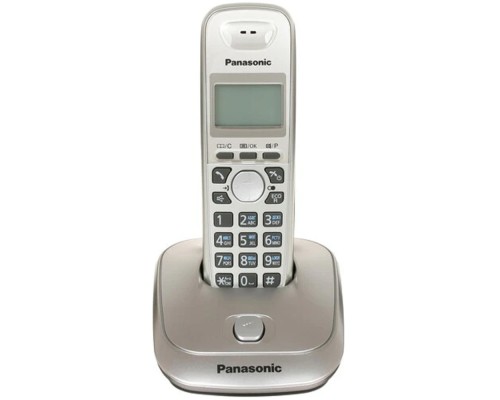 [Телефон] Panasonic KX-TG2511RUN (платиновый) {АОН, Caller ID,спикерфон на трубке,переход в Эко режим одним нажатием}