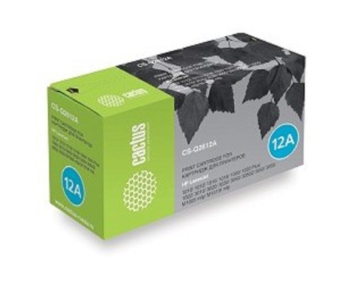 [расходные материалы] CACTUS Q2612A Картридж [CS-Q2612AS] для LJ 1010/1012/1015/1018