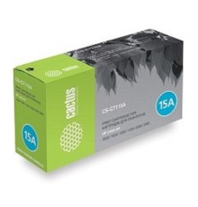 CACTUS C7115A Картридж (CS-C7115AS) для принтеров HP LaserJet 1000/1005/1200/1220/3300/3380, 2500 стр.