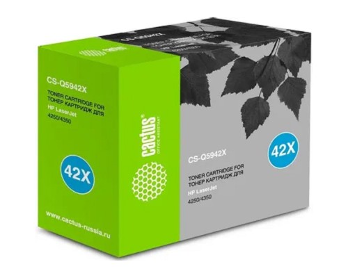 [расходные материалы] CACTUS CS-Q5942X  Картридж  для Laser Jet 4250/ 4350. 20 000 стр.