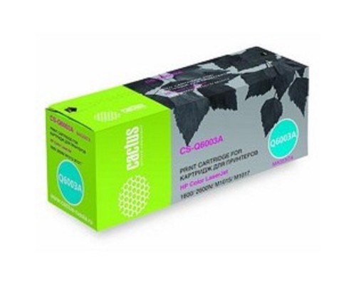 [расходные материалы] CACTUS Q6003A Картридж (CS-Q6003A) для Color LaserJet 1600/2600N/M1015/M1017,пурпурный