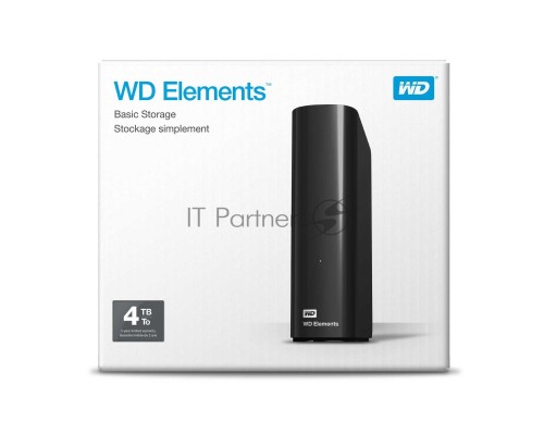 Внешний Жесткий диск WD Original USB 3.0 4Tb WDBWLG0040HBK-EESN Elements Desktop 3.5