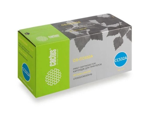 [расходные материалы] CACTUS CS-CC532A Картридж   для Laser Jet CP2025/CM2320mfp, желтый (восстан)