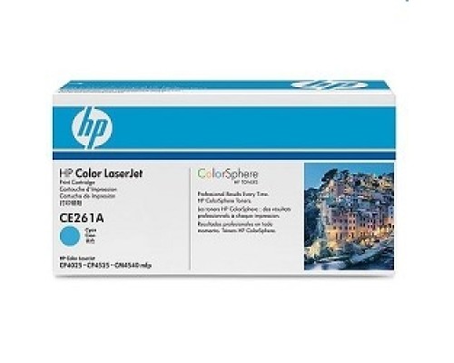 [Расходные материалы] HP CE261A Картридж ,Cyan{CLJ CP4025/CP4525, Cyan, (11000стр.)}