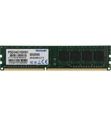 Patriot DDR3 DIMM 4GB (PC3-12800) 1600MHz PSD34G160081