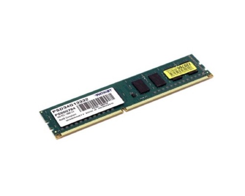 [Модуль памяти] Patriot DDR3 DIMM 4GB (PC3-10600) 1333MHz PSD34G13332