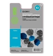 Cactus C4911 Картридж (CS-C4911) № 82 (голубой) для принтеров Design Jet 500/800C