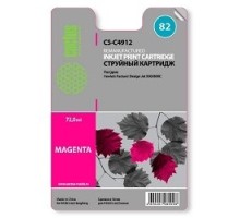 Cactus C4912  Картридж (CS-C4912) № 82 (пурпурный) для принтеров Design Jet 500/800C