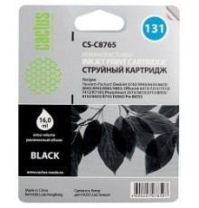 CACTUS C8765HE Картридж  №131  для HP DeskJet 460/5743/6543/6623/6843;  OfficeJet 6213/7213/7313/7413;  PhotoSmart 2573/2613/2713/8153/8453/8753/Pro B  (черный)