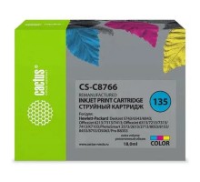 CACTUS C8766HE Картридж (CS-C8766) №135  (трехцветный) для DeskJet 5743/6543/6843,6213/7313/7413