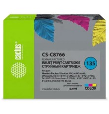 CACTUS C8766HE Картридж (CS-C8766) №135  (трехцветный) для DeskJet 5743/6543/6843,6213/7313/7413