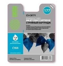 CACTUS C8771 Картридж струйный Cactus CS-C8771 голубой для №177 HP PhotoSmart 3213/3313/8253/C5183/C6183 (11,4ml)