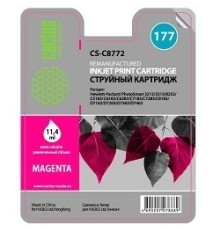 CACTUS C8772  Картридж струйный Cactus CS-C8772 пурпурный для №177 HP PhotoSmart 3213/3313/8253/C5183 (11,4ml)