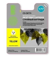 CACTUS C8773 Картридж струйный Cactus CS-C8773 желтый для №177 HP PhotoSmart 3213/3313/8253/C5183/C6183/D7463 (11,4ml)