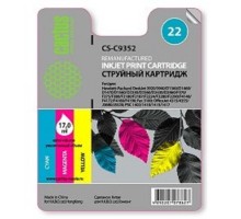 Cactus C9352AE Картридж  №22 (CS-C9352) (трехцветный) для DeskJet 3920/3940/D1360/D1460/D1470/D1560