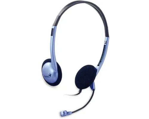 [Наушники] GENIUS HS-02B 535164 {Наушники с микрофоном, регулятор громкости}