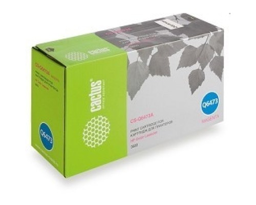 [расходные материалы] CACTUS Q6473A/AR Картридж (CS-Q6473A/AR) для принтера HP Color LaserJet 3600, пурпурный, 4000 стр.