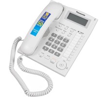 Panasonic KX-TS2388RUW (белый) {индикатор вызова,повторный набор последнего номера,4 уровня громкости звонка}