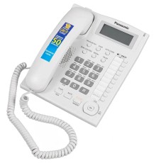 Panasonic KX-TS2388RUW (белый) {индикатор вызова,повторный набор последнего номера,4 уровня громкости звонка}