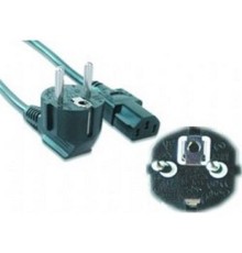 Кабель питания Cablexpert Schuko-C13, VDE, 3x0.75мм2, 10A, с заземлением, 1.8м, черный, пакет [PC-186-VDE]