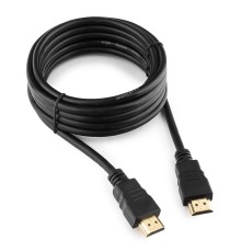 Кабель HDMI Cablexpert 19M/19M, v2.0, медь, позол.контакты, экран, 3м, черный, пакет [CC-HDMI4-10]