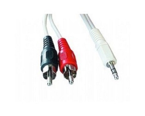 [кабели] Кабель аудио Gembird, джек3.5 / 2xRCA, 5.0м [CCA-458-5M]