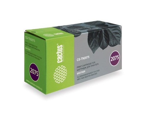 [расходные материалы] CACTUS TN-2075 Картридж (CS-TN2075) для HL-2030/2040/2070, DCP-7010/7025, MFC-7420/7820,черный 