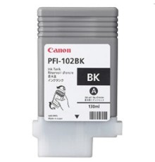 Canon PFI-102Bk 0895B001 Картридж для Canon iPF605/ iPF610/ iPF650/ iPF655/ iPF710/ iPF750/ iPF755/ LP17/ iPF510, Чёрный, 130 мл.
