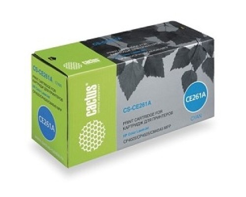 [расходные материалы] Cactus CS-CE261A Картридж лазерный CE261A голубой (11000стр.) для HP LJ CP4025/CP4525/CM4540