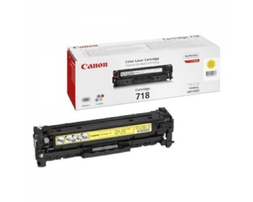 [Расходные материалы] Canon Cartridge 718Y  2659B002 Картридж для Canon LBP7200Cdn/MF8330Cdn/MF8350Cdn, Желтый, 2900стр.