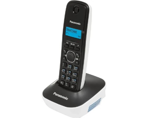 [Телефон] Panasonic KX-TG1611RUW (белый) {АОН, Caller ID,12 мелодий звонка,подсветка дисплея,поиск трубки}