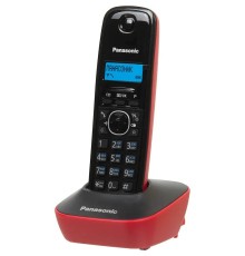 Panasonic KX-TG1611RUR (красный) {АОН, Caller ID,12 мелодий звонка,подсветка дисплея,поиск трубки}