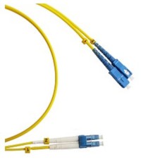 Hyperline FC-D2-9-LC/UR-SC/UR-H-1M-LSZH-YL (FC-9-LC-SC-UPC-1M) Патч-корд волоконно-оптический (шнур) SM 9/125 (OS2), LC/UPC-SC/UPC, duplex, LSZH, 1 м