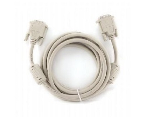 [Кабель] Кабель DVI-D single link Gembird, 3м, 19M/19M экран, феррит.кольца, пакет [CC-DVI-10]