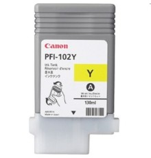 Canon PFI-102Y 0898B001 Картридж для Canon imagePROGRAF iPF605, iPF610., iPF650, iPF655, iPF710, iPF750, iPF755, LP17, iPF510, Желтый, 130 мл.
