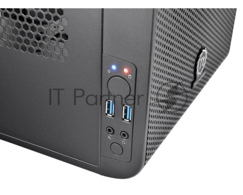 Компьютерный корпус Thermaltake Core V1 черный без БП miniITX 1x200mm 2xUSB3.0 audio bott PSU Компьютерный корпус Thermaltake Core V1 черный без БП miniITX 1x200mm 2xUSB3.0 audio bott PSU