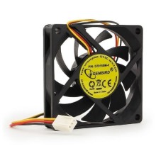 Gembird Вентилятор 70x70x15, втулка, 3pin, провод 25см [D7015SM-3]