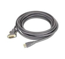 Кабель HDMI-DVI Cablexpert CC-HDMI-DVI-10MC, 19M/19M, single link, медь, позол.разъемы, экран, 10м, черный, пакет