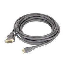 Кабель HDMI-DVI Cablexpert CC-HDMI-DVI-10MC, 19M/19M, single link, медь, позол.разъемы, экран, 10м, черный, пакет