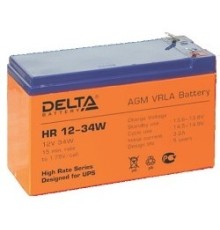Delta HR 12-34 W (9 А\ч, 12В) свинцово- кислотный  аккумулятор